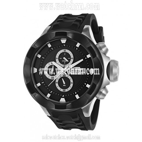 Invicta I-Force Chronograph Black Dial Black Silicone Men's Watch 16896
