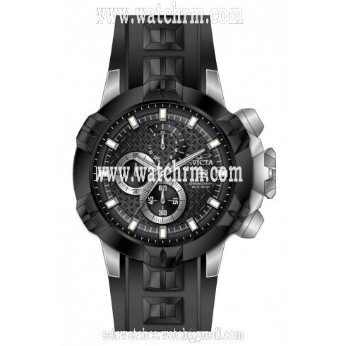 Invicta I-Force Chronograph Black Dial Black Silicone Men's Watch 16900