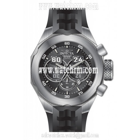 Invicta I-Force Chronograph Black Dial Black Silicone Men's Watch 16926