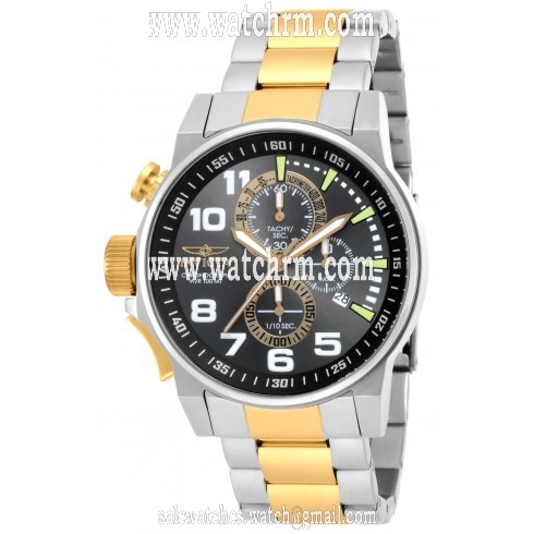 Invicta I-Force Chronograph Gunmetal Dial Two-tone Men's Watch 17415
