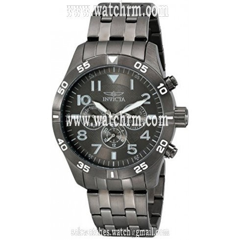 Invicta I-Force Multi-Function Gunmetal Dial Gunmetal Ion-plated Men's Watch 19205