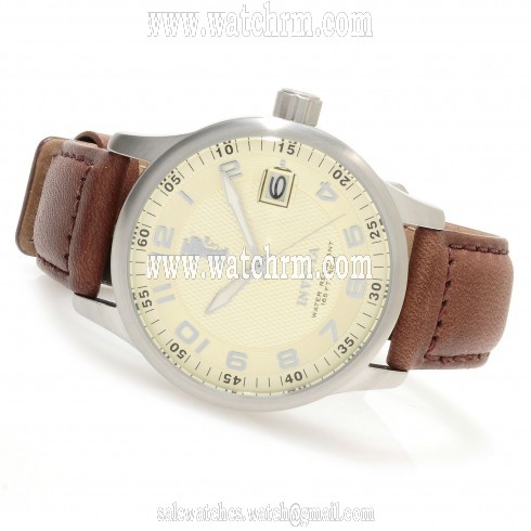 Invicta I-Force Yellow Dial Stainless Steel Brown Leather Band Men's Watch 14788