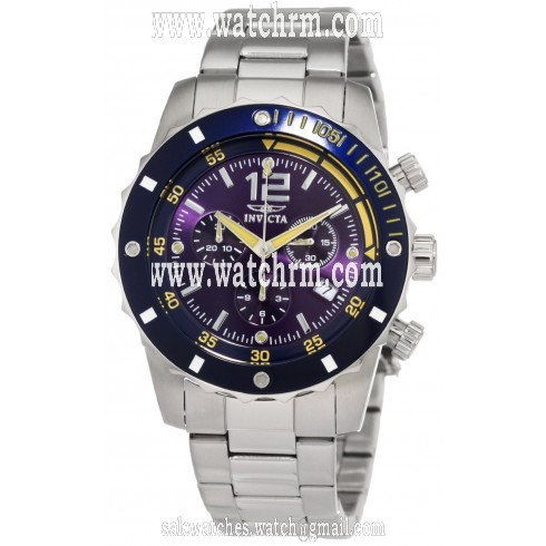Invicta II Blue Dial Chronograph Stainless Steel Men's Watch 1246
