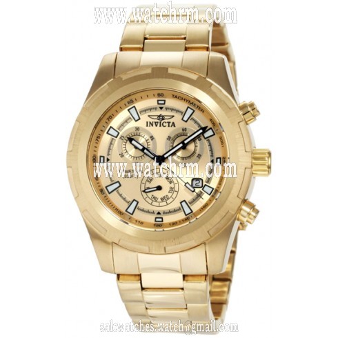 Invicta II Chronograph Gold-Tone Stainless Steel Men's Watch 1561