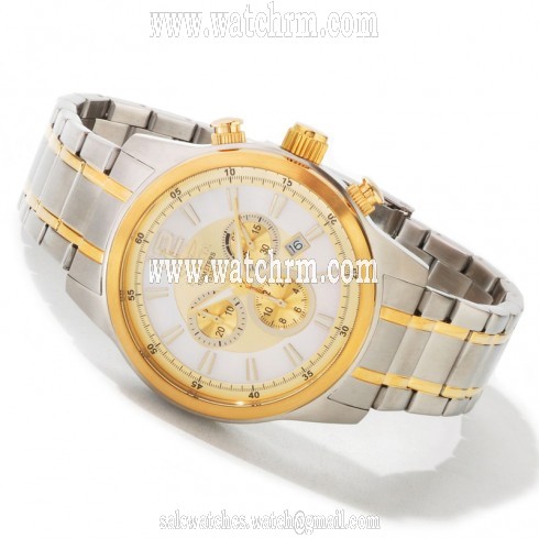 Invicta II Chronograph Two Tone Men's Watch 0792