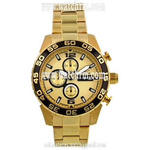 Invicta II Gold-tone Chronograph Men's Watch 1016