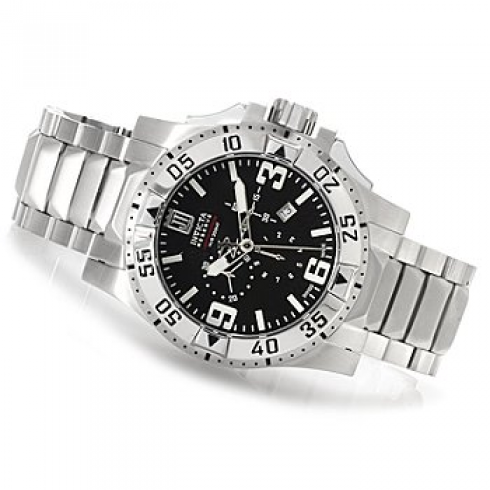 Invicta Jason Taylor Chronograph Black Dial Stainless Steel Men's Watch 14451