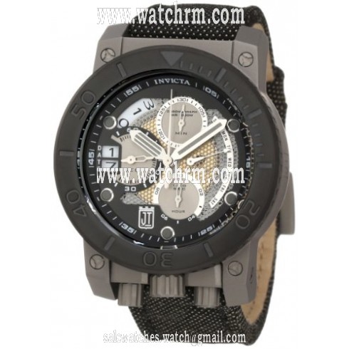 Invicta Jason Taylor Chronograph Black Dial Titanium Men's Watch 13051