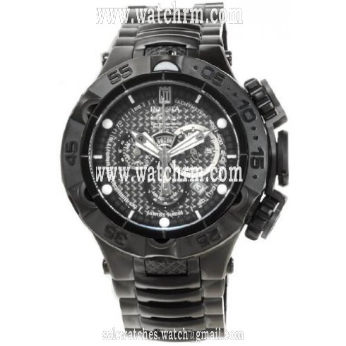 Invicta Jason Taylor Chronograph Carbon Fiber Dial Black Ion-plated Men's Watch 14413