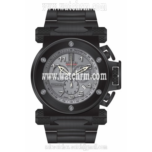 Invicta Jason Taylor Chronograph Grey Dial Black Ion-plated Men's Watch 14513