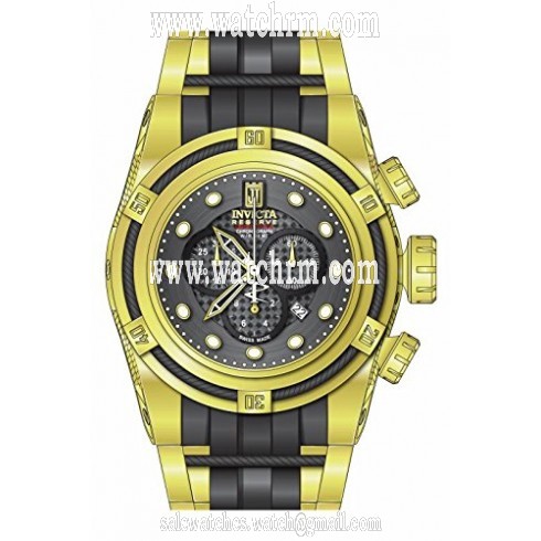 Invicta Jason Taylor Chronograph Grey Dial Black Polyurethane Men's Watch 16006