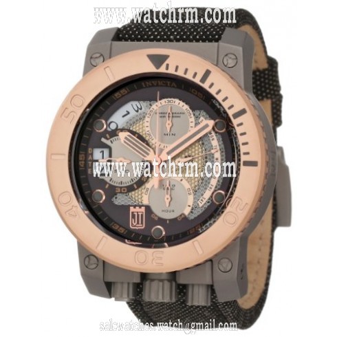 Invicta Jason Taylor Chronograph Rose Gold-Tone Titanium Men's Watch 13049