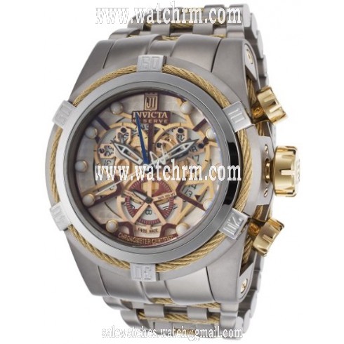 Invicta Jason Taylor Chronograph Skeleton Dial Stainless Steel Men's Watch 14427