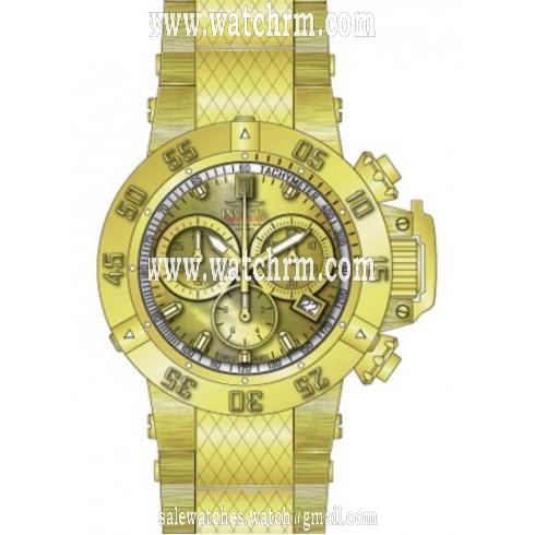 Invicta Jason Taylor Gold-tone Dial Gold Ion-plated Stainless Steel Men's Watch 14597
