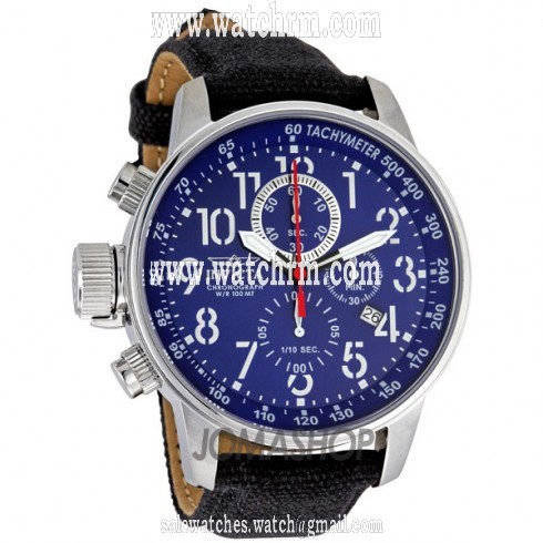 Invicta Lefty Force Chronograph Blue Dial Stainless Steel Men's Watch 1513
