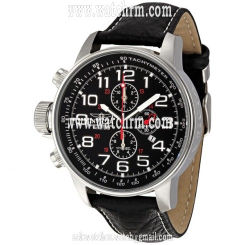 Invicta Lefty Terra Military Chronograph Black Dial Stainless Steel Men's Watch 2770
