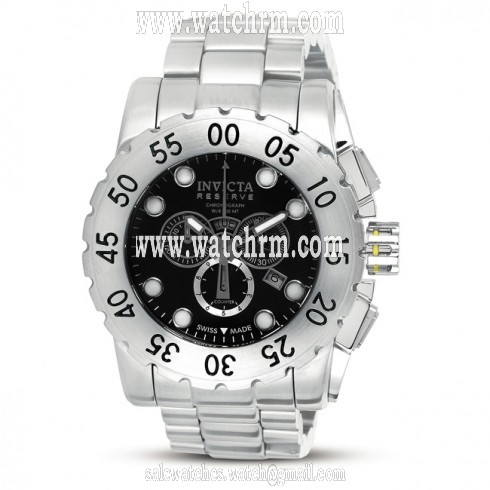 Invicta Leviathan Diver Black Dial Stainless Steel  Men's Watch 7265