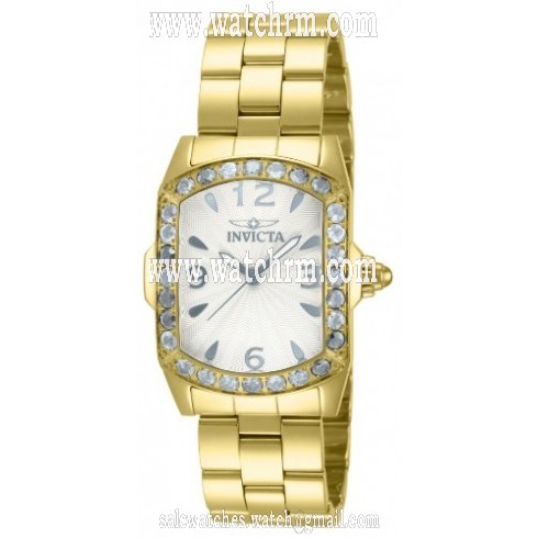 Invicta Lupah Crystal Gold-tone Ladies Watch 14128