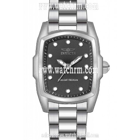 Invicta Lupah Grey Dial Stainless Steel Men's Watch 17412
