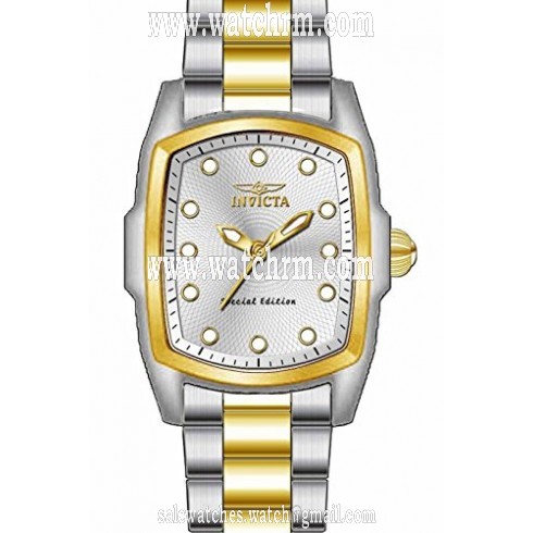Invicta Lupah Silver Dial Two-tone Men's Watch 17414