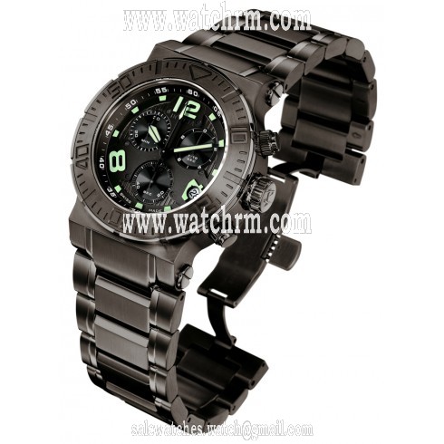 Invicta Men's Reserve Collection Chronograph Gunmetal Ion-Plated Stainless Steel Watch 6761