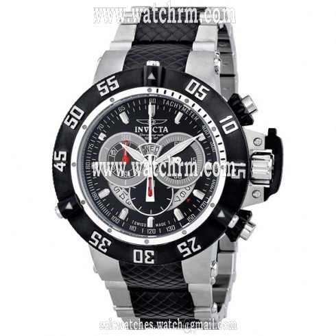 Invicta Men's Subaqua Noma Chronograph Black Dial Two-tone Men's Watch 4696