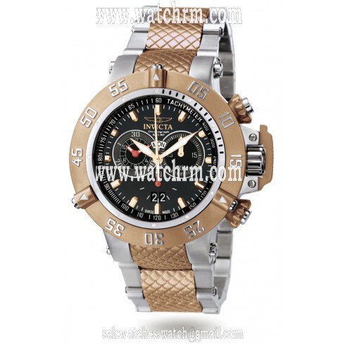 Invicta Men's Subaqua Noma Chronograph Black Dial Two-tone Men's Watch 4697