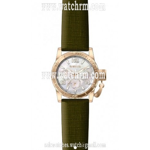 Invicta Multi-Function Mother of Pearl Dial Rose Gold-tone Ladies Watch 14800