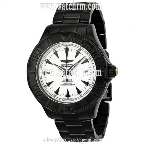 Invicta Ocean Ghost III White Dial Black Ionic Men's Watch 7113