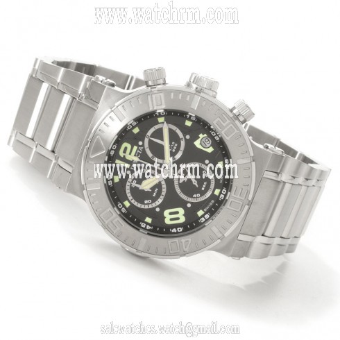 Invicta Ocean Reef Chronograph Black Dial Men's Watch 6145