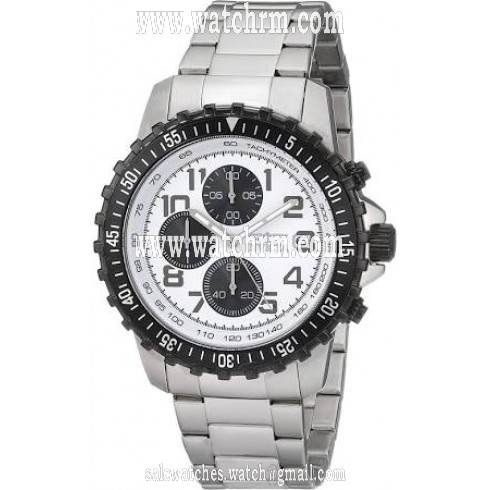 Invicta Pilot Collection Chronograph White Dial Stainless Steel Men's Watch 5999