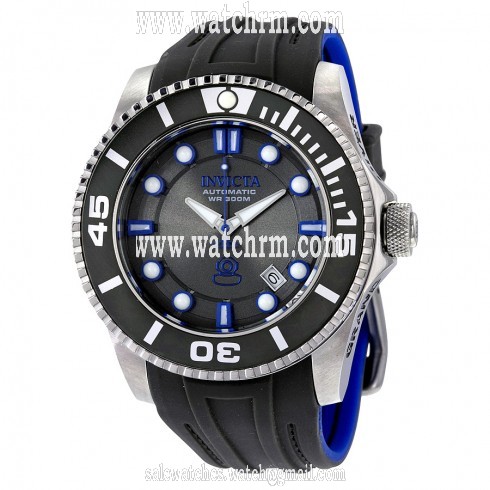 Invicta Pro Diver Automatic Black Dial Black and Blue Silicone Men's Watch 20200