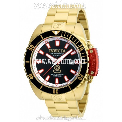 Invicta Pro Diver Automatic Black Dial Gold-tone Men's Watch 21379