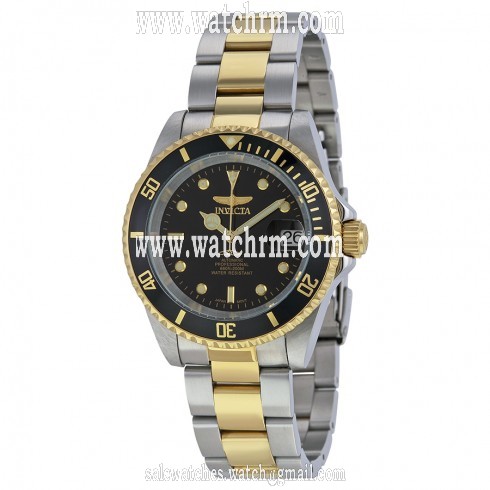 Invicta Pro Diver Automatic Black Dial Two-tone Men's Watch 8927C