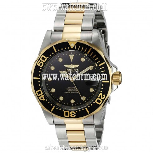 Invicta Pro Diver Automatic Black Dial Two-tone Men's Watch 17043