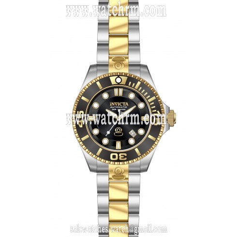 Invicta Pro Diver Automatic Black Dial Two-tone Stainless Steel Men's Watch 19803