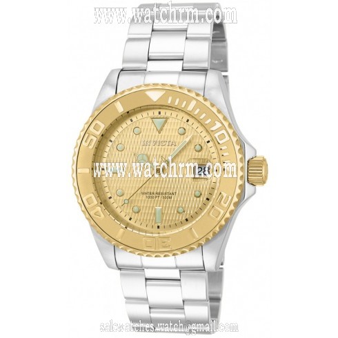 Invicta Pro Diver Automatic Champagne Dial Stainless Steel Men's Watch 14756