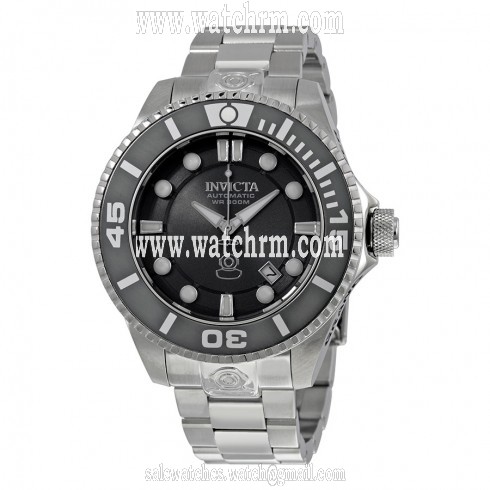 Invicta Pro Diver Automatic Charcoal Dial Stainless Steel Men's Watch 19800