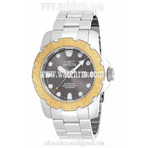 Invicta Pro Diver Automatic Charcoal Dial Stainless Steel Men's Watch 17089