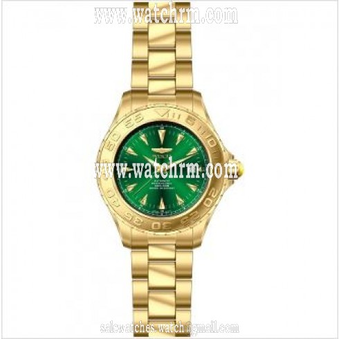 Invicta Pro Diver Automatic Green Dial Gold-Tone Stainless Steel Men's Watch 80258