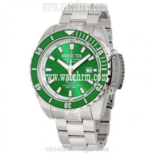 Invicta Pro Diver Automatic Green Dial Stainless Steel Men's Watch 19867