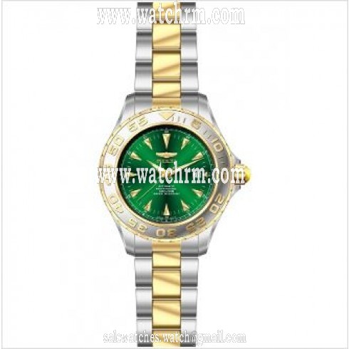Invicta Pro Diver Automatic Green Dial Two-Tone Stainless Steel Men's Watch 80261