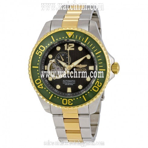 Invicta Pro Diver Automatic Grey Dial Two-tone Men's Watch 15405