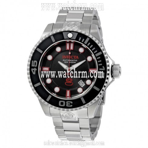 Invicta Pro Diver Automatic Matt Black Dial Stainless Steel Men's Watch 19798