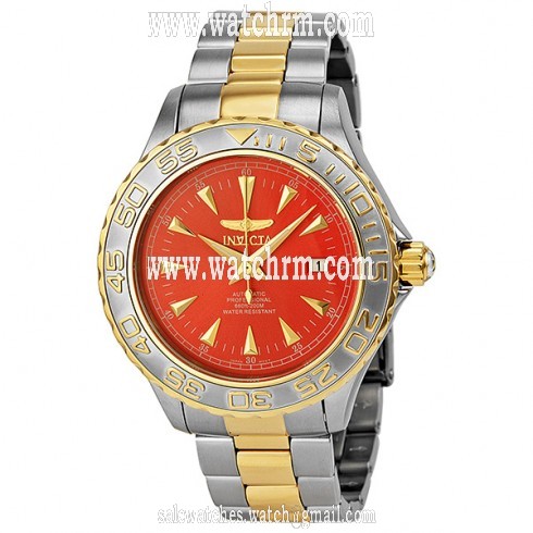 Invicta Pro Diver Automatic Red Dial Two-Tone Stainless Steel Men's Watch 80262