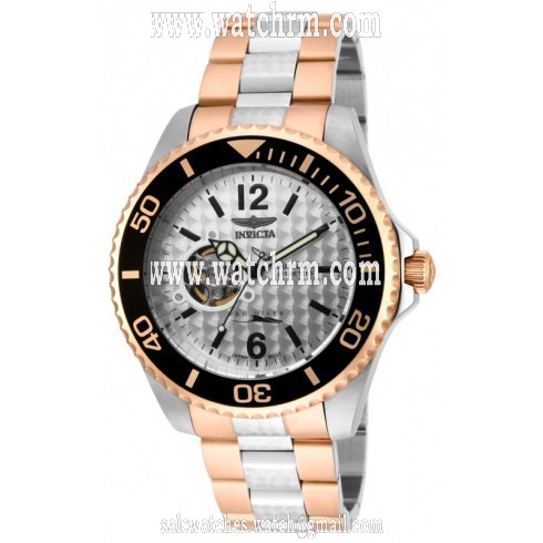 Invicta Pro Diver Automatic Silver Dial Two-tone Men's Watch 15596