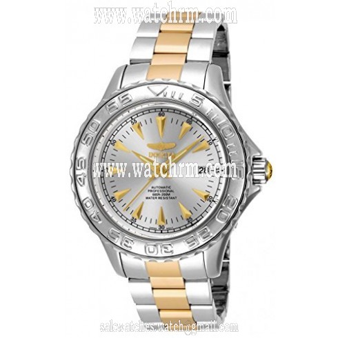 Invicta Pro Diver Automatic Silver Dial Two-tone Men's Watch 17583