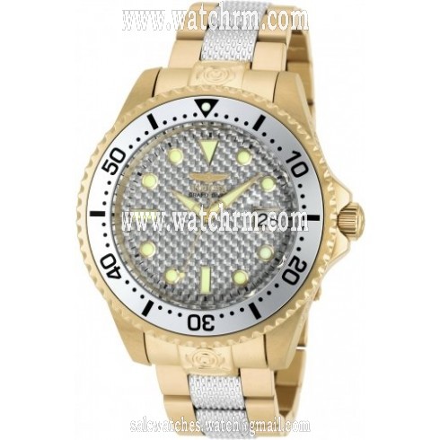 Invicta Pro Diver Automatic Silver Dial Two-tone Men's Watch 20117