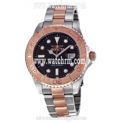 Invicta Pro Diver Balck Dial Two-tone Men's Watch 15188
