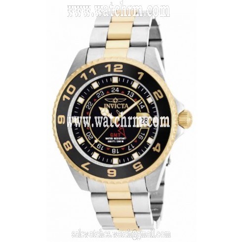 Invicta Pro Diver Black Dial Black Bezel Two-tone Men's Watch 17150